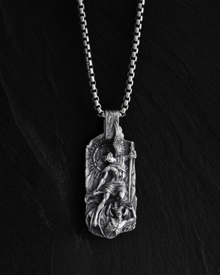 Серебряный кулон SAINT MICHAEL mini / Кулоны