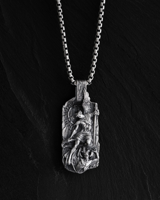 Серебряный кулон SAINT MICHAEL mini / Кулоны