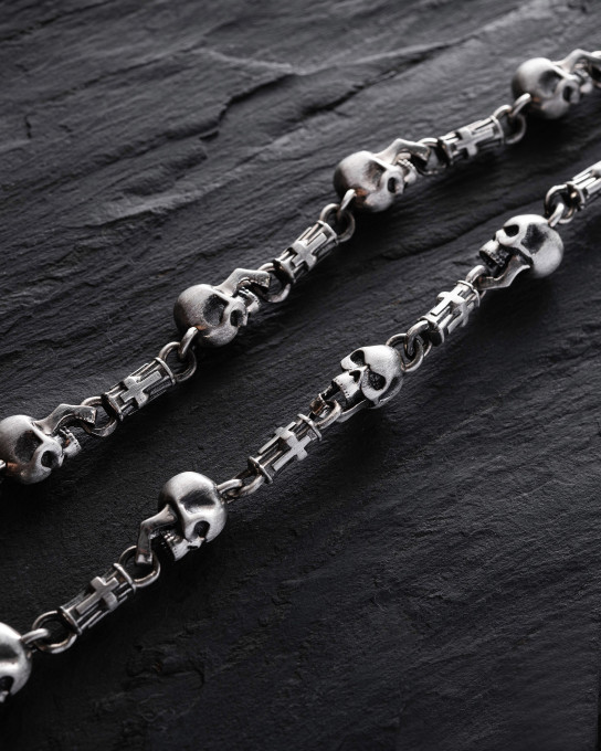 Срібний ланцюжок MEMENTO MORI / Ланцюжки + 3