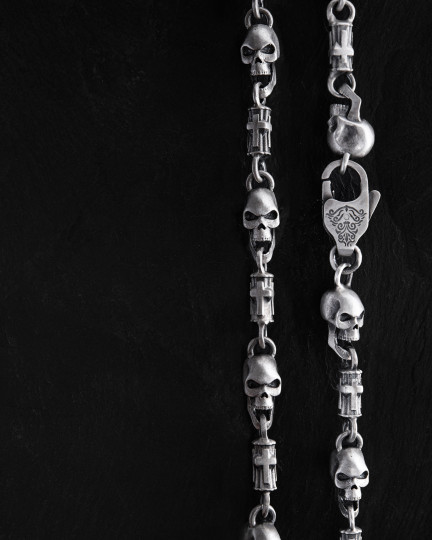 Серебряная цепочка MEMENTO MORI / Цепочки