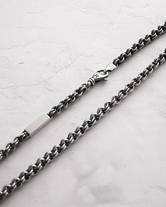 Срібний ланцюжок MARINE ROPE / Ланцюжки + 7