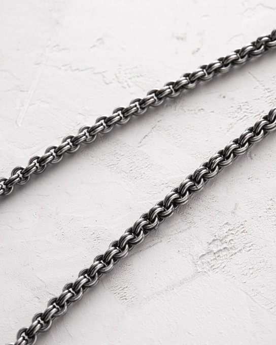 Срібний ланцюжок MARINE ROPE / Ланцюжки + 8