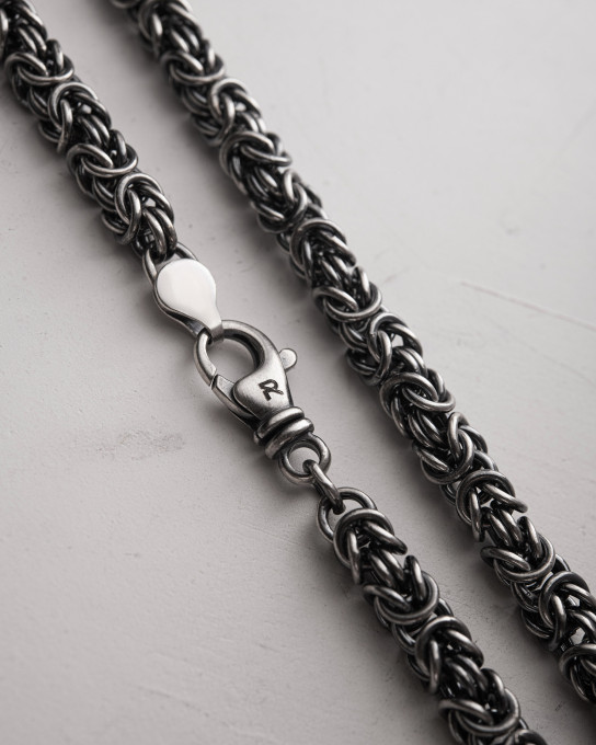 Серебряная цепочка MOORING ROPE / Цепочки + 3