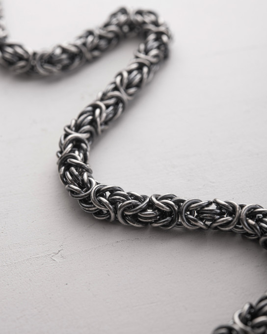 Серебряная цепочка MOORING ROPE / Цепочки + 5