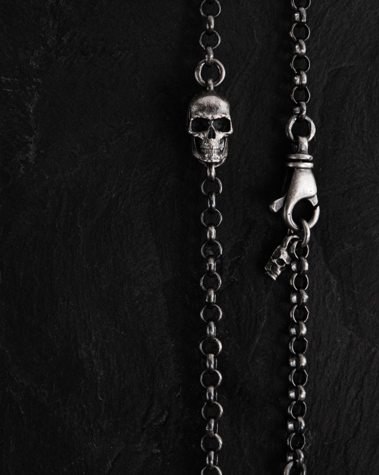 Серебряная цепочка SKULL / Цепочки + 3