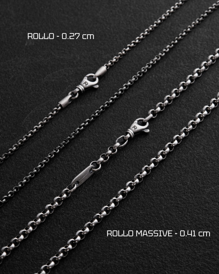 Серебряная цепочка ROLLO MASSIVE 6