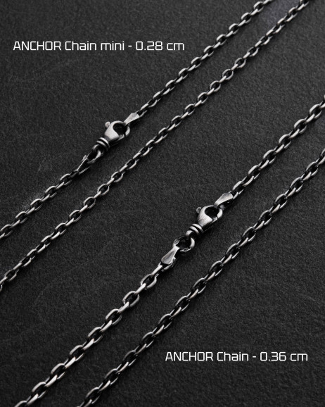 Silver ANCHOR Chain mini 5