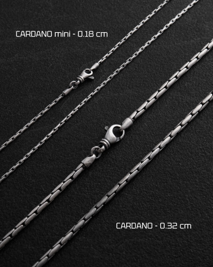 Срібний ланцюжок - плетіння CARDANO / Ланцюжки + 4