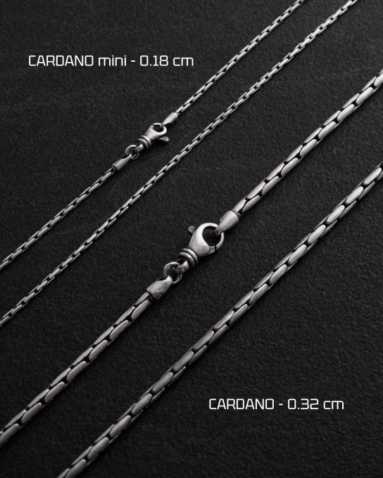 Срібний ланцюжок - плетіння CARDANO / Ланцюжки + 4