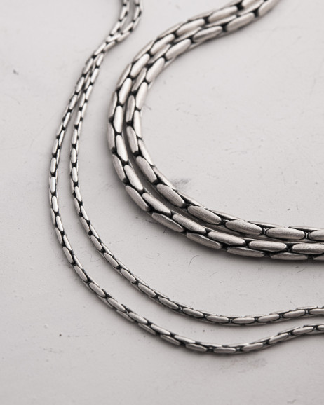 Silver chain - weave CARDANO 5