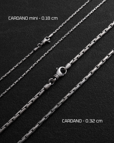 Silver chain - weave CARDANO mini 3