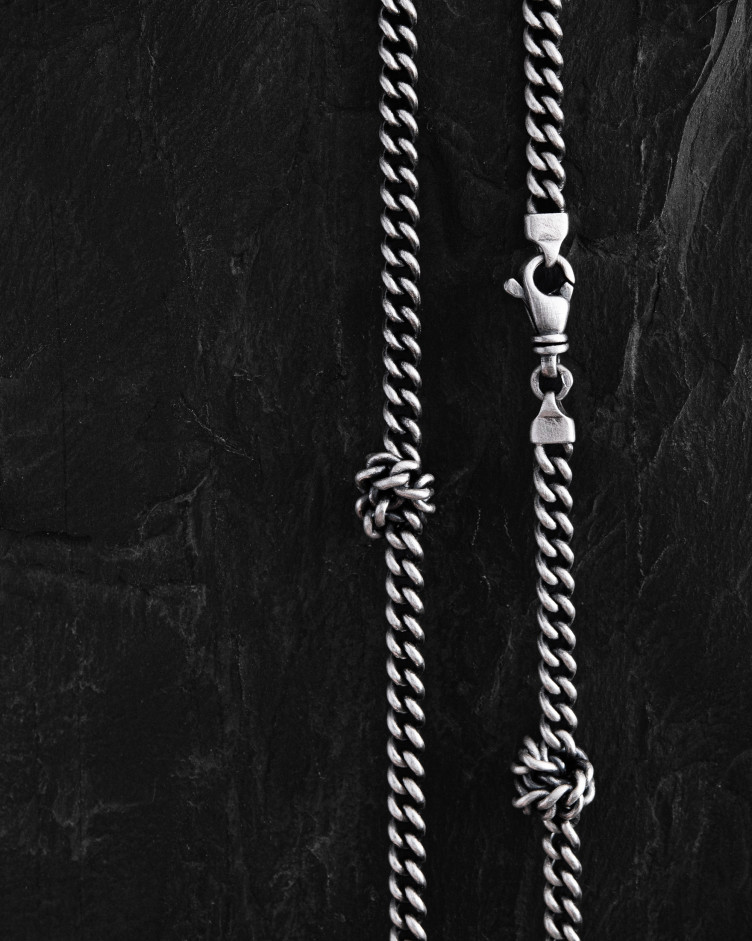 Серебряная цепочка KNOTEN 7