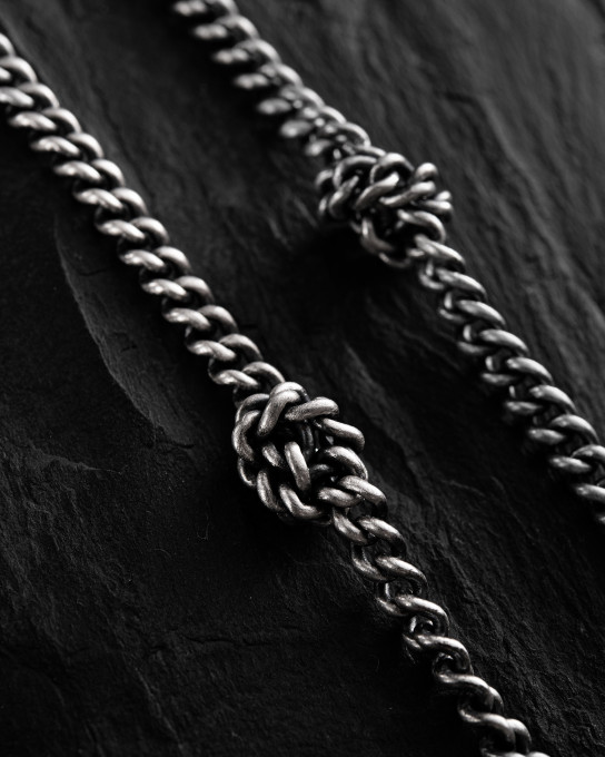 Серебряная цепочка KNOTEN / Цепочки + 8