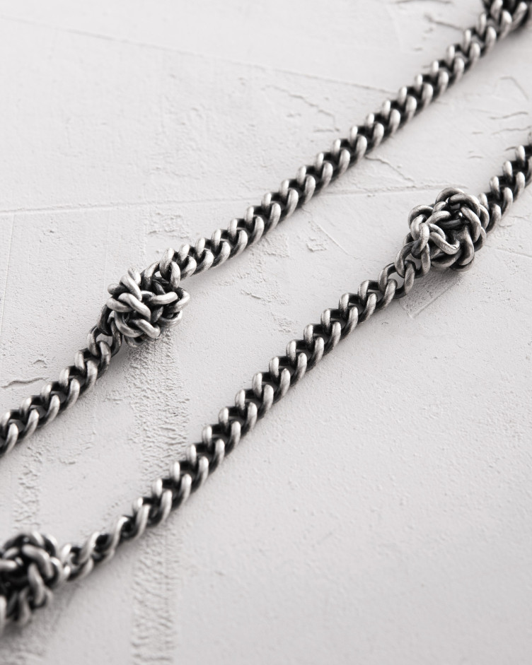 Серебряная цепочка KNOTEN 10
