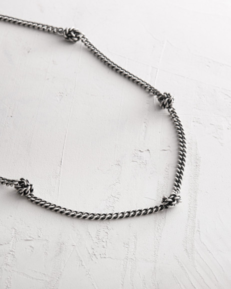 Срібний ланцюжок KNOTEN 10
