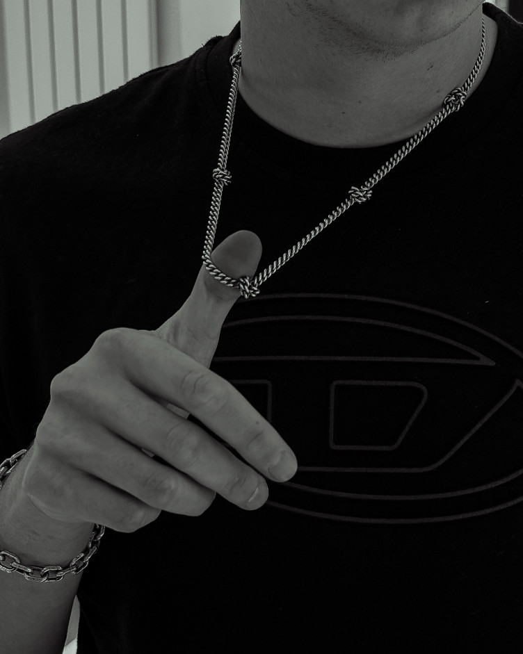 Серебряная цепочка KNOTEN 3