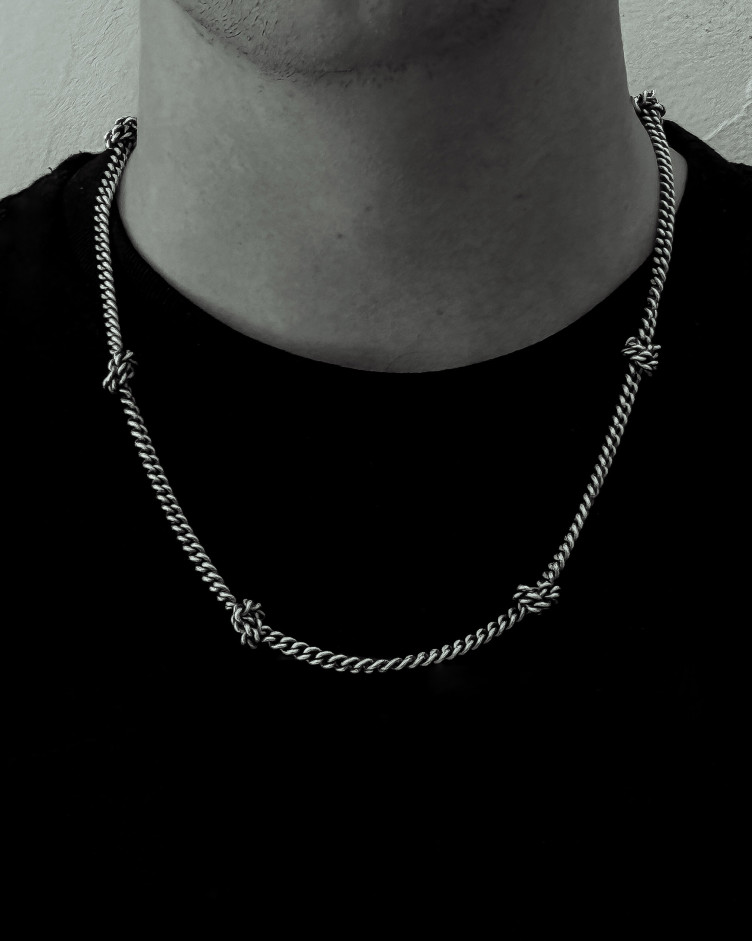Серебряная цепочка KNOTEN