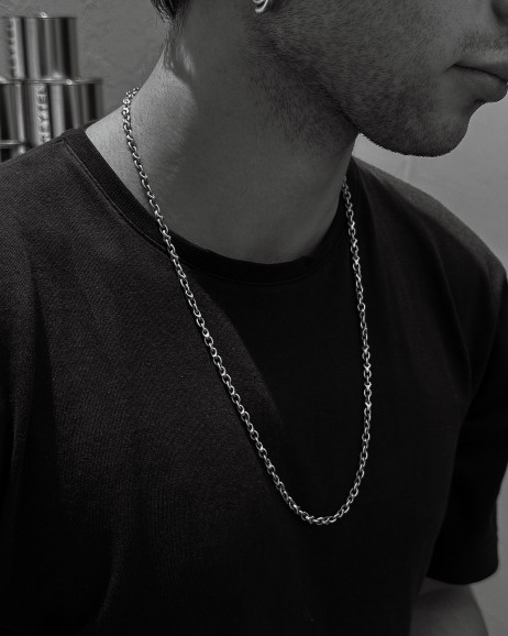 Silver chain MOEDIG 4