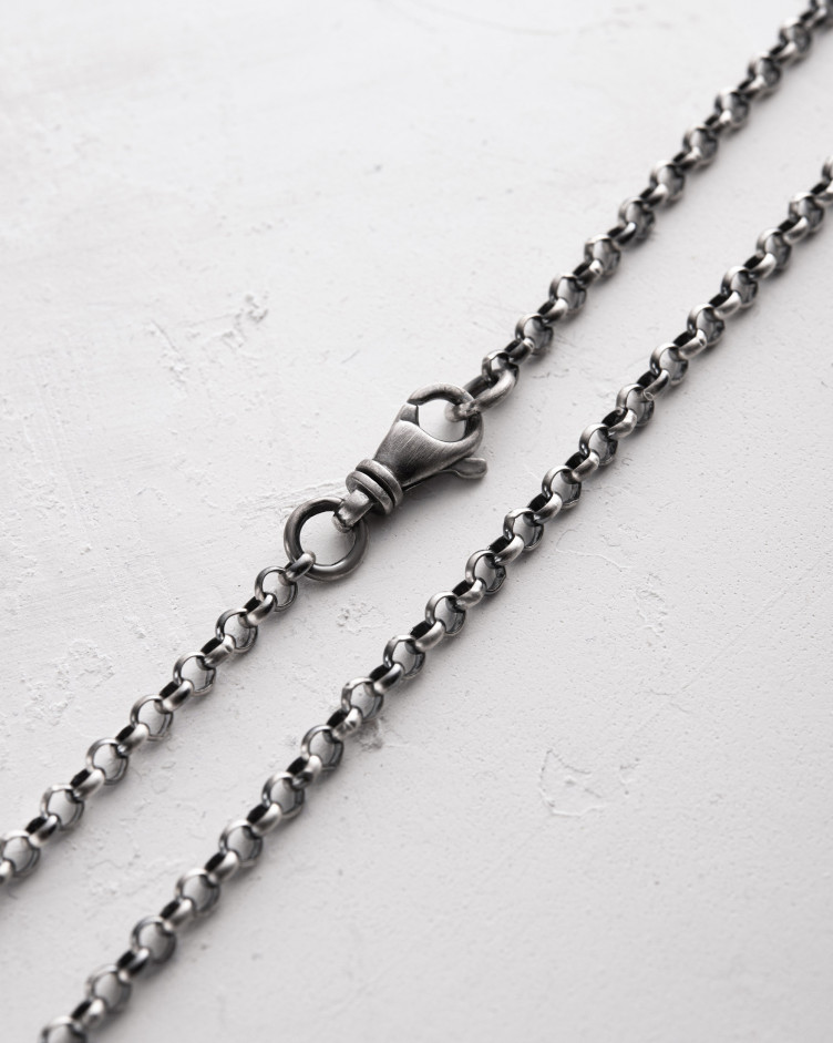 Silver CABLE ROLLO Chain 7