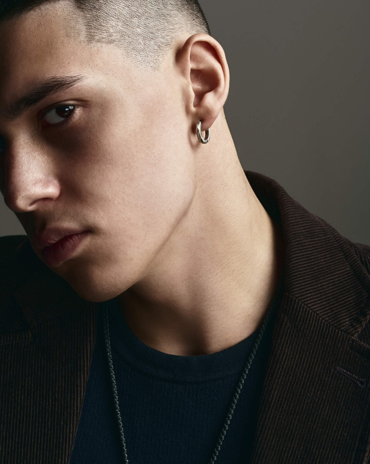Silver single - earring FLASH 4