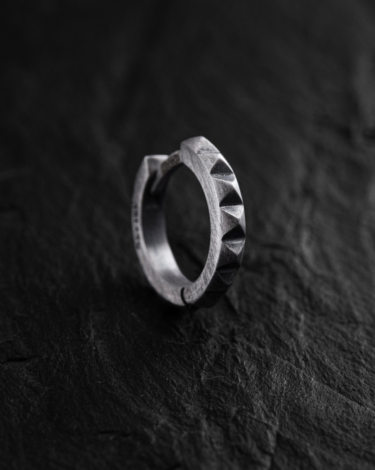 Silver single - earring HARD 5