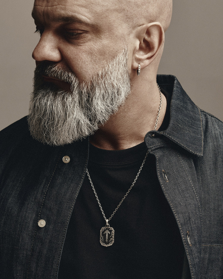 Silver single - earring HARD 8