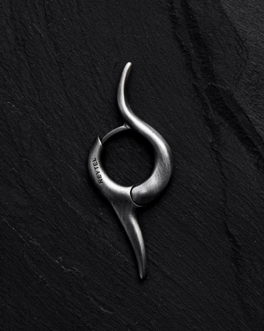 Серебряная моносерьга FLAME / Серьги