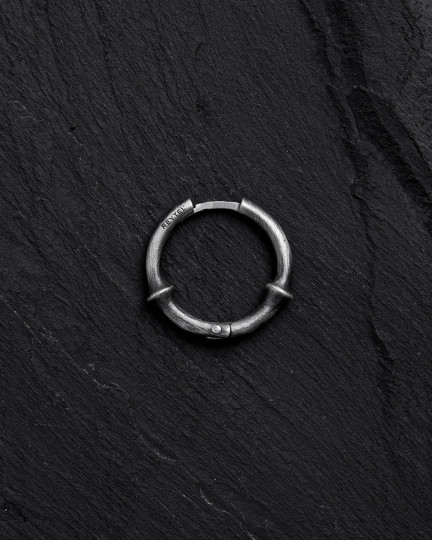 Серебряная серьга - кольцо DOMAS / Серьги