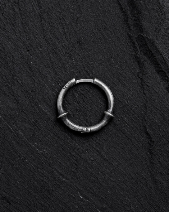 Серебряная серьга - кольцо DOMAS / Серьги
