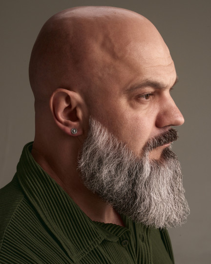 Серебряная моносерьга MEMENTO MORI. VIVERE MEMENTO / Серьги + 2