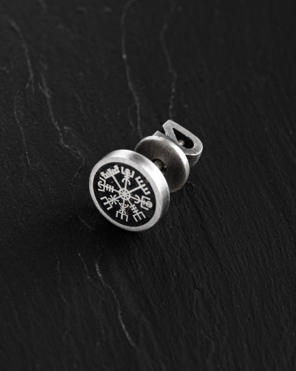 Срібна моносережка VEGVISIR / Сережки + 3