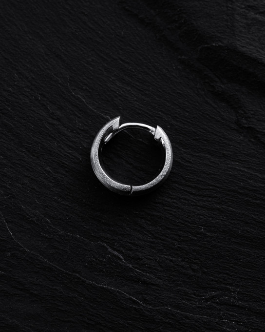 Сережка - кільце THE HOOP (біле золото) / Сережки + 3