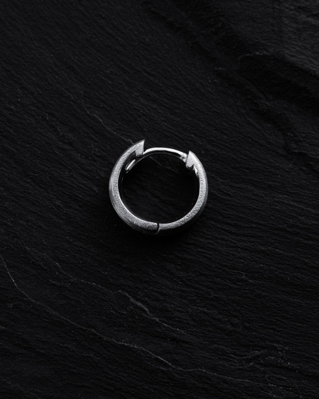 Сережка - кільце THE HOOP (біле золото) 3