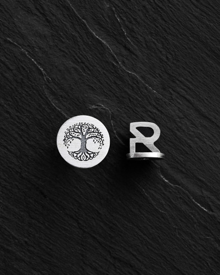 Серебряная моносерьга TREE OF LIFE / Серьги