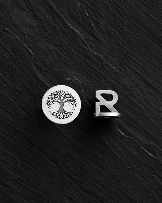 Срібна моносережка TREE OF LIFE / Сережки
