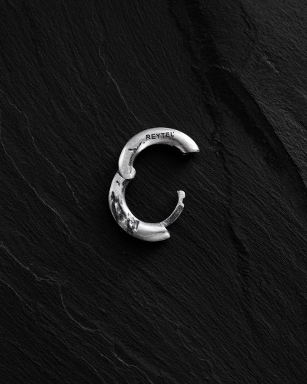 Серебряная серьга - кольцо DOVBUSH (mini) / Серьги + 3