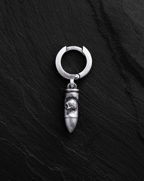 Срібна моносережка BULLET. MEMENTO MORI 2