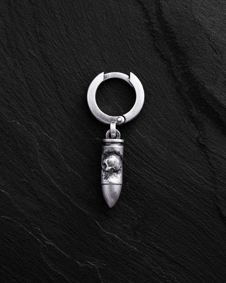 Срібна моносережка BULLET. MEMENTO MORI 2