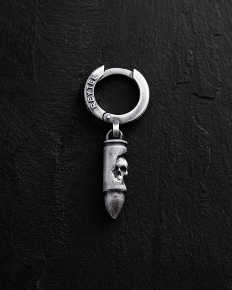 Срібна моносережка BULLET. MEMENTO MORI 3