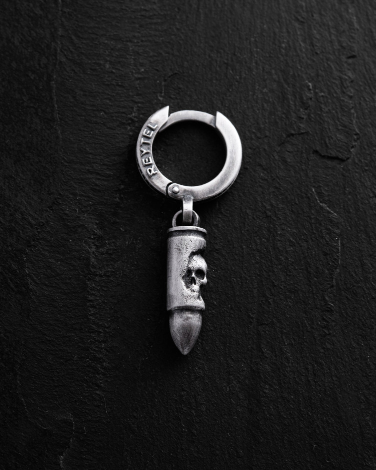 Срібна моносережка BULLET. MEMENTO MORI 3