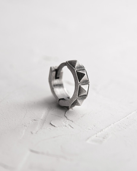 Silver single - earring FARE
