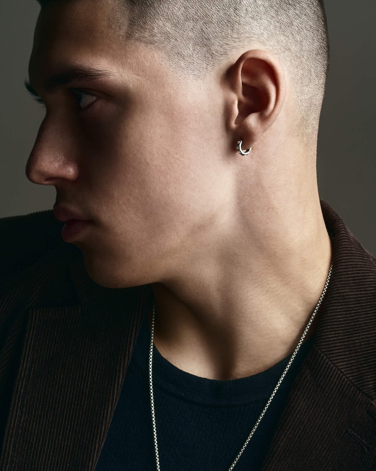 Silver single - earring FARE 3477