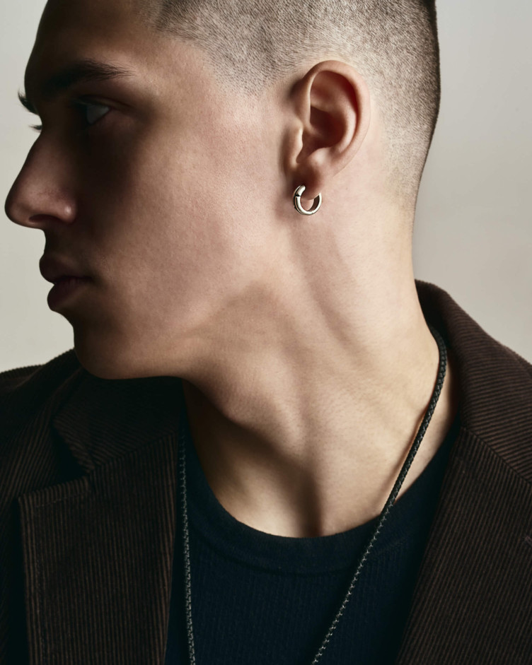 Silver single - earring KRETS 3478