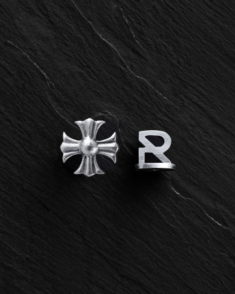 Срібна моносережка CROIX DES TEMPLIERS
