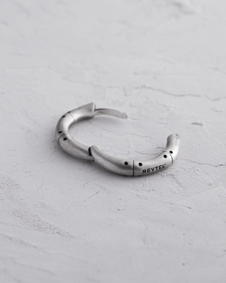 Silver single earring TRIN 6
