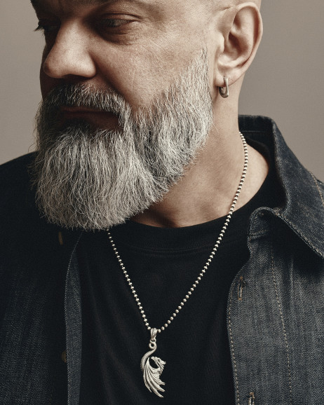 Silver single - earring MIRROR 6