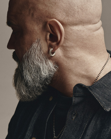 Silver single - earring MIRROR 4