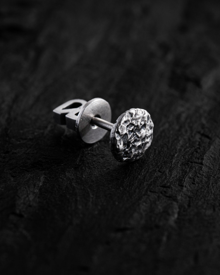Серебряная моносерьга MOON 2 Reytel Серебряная моносерьга MOON 2