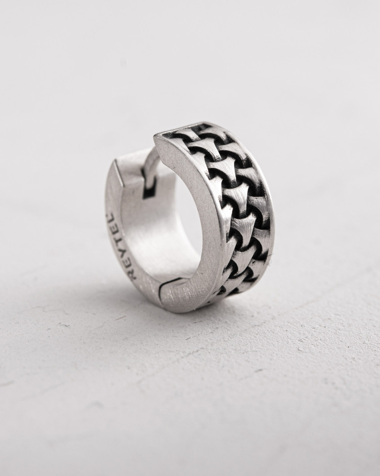 Срібна сережка - кільце DEJAVU