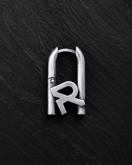 Срібна моносережка REYTEL / Сережки + 3